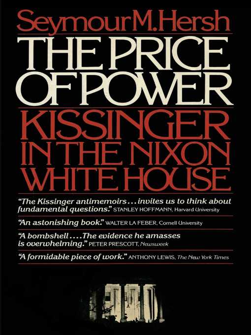 Title details for The Price of Power by Seymour Hersh - Wait list